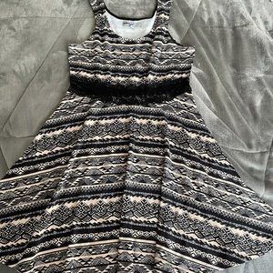 Baileygirl Patterned Sundress with Sheer band